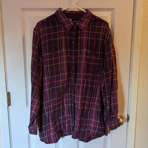 Avenue Blues Women's Long-sleeve, Button-down Shirt Size 18/20